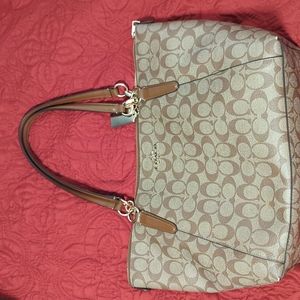 Coach large tote bag